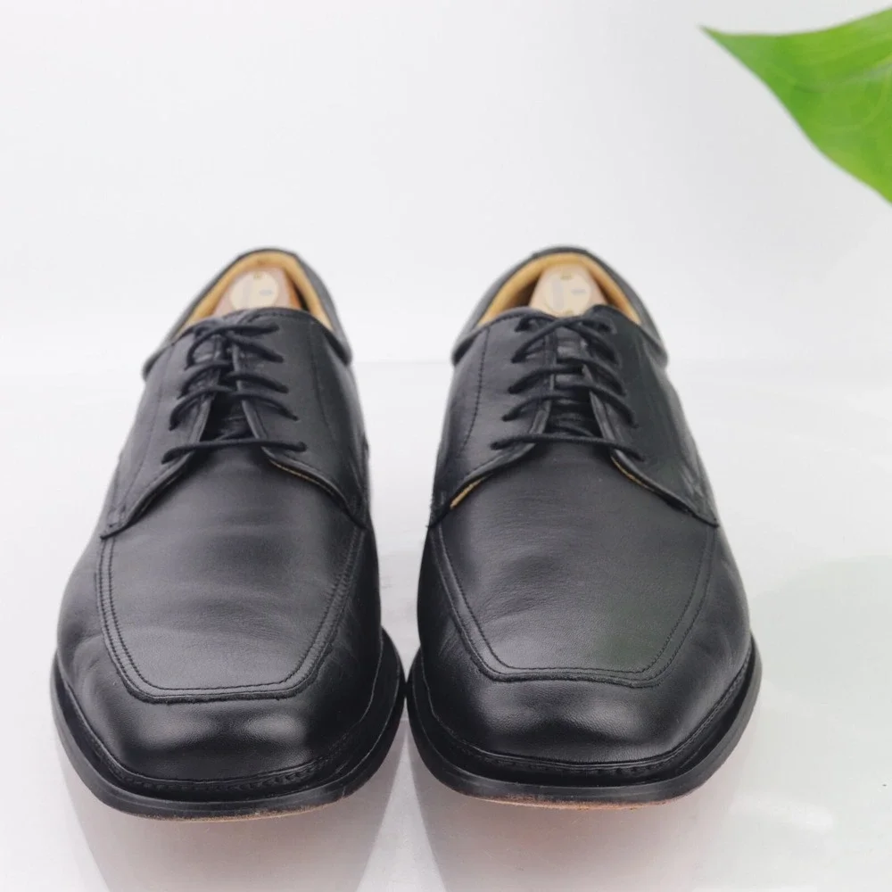 Florsheim Imperial Mens Barrington Oxfords Size 10.5 EEE WIDE Black Dress Shoes